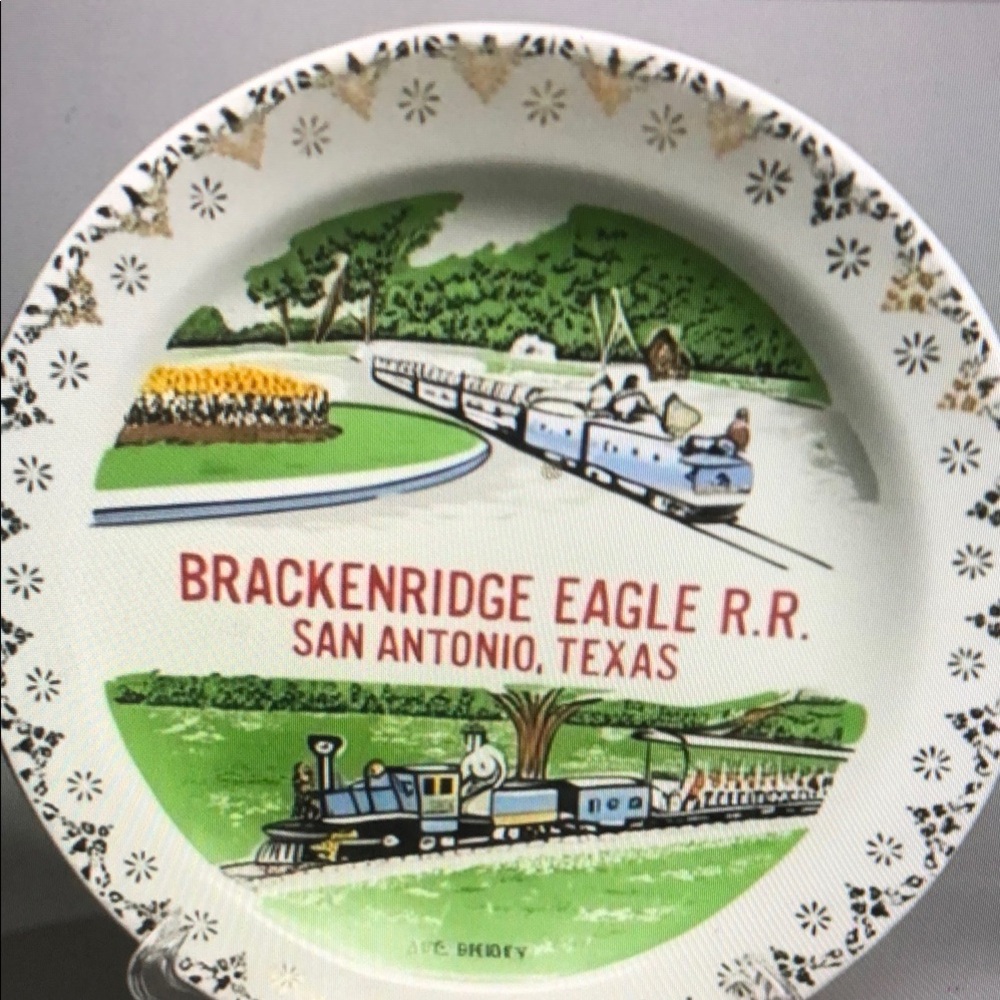 Collectors Plate BRACKENRIDGE EAGLE R.R. VINTAGE Collectors Plate
